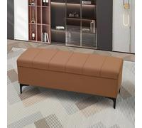 BUTQSZL Bancs d'entrée modernes pour chambre à coucher avec rangement, banc d'entrée avec coussin, tabouret de test de changement, tabouret de canapé, tabouret d'extrémité de lit, tabouret moderne