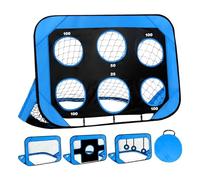 buts de Football, Filet de But de Football - Filet de Cible de Football, buts de Football Portables 4 en 1, Modes pour et Jeunes, Jeux et objectifs d'entraînement pour l'intérieur et l'extéri