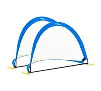 Buts de football pour enfant avec sac 2 pcs 119x82x84,5 cm Blanc G