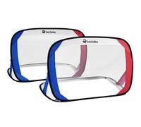 MINI CAGE - MINI BUT - TECTAKE - Lot de 2 Buts de football auto - déployants Piquets et sac de transport inclus - France