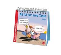 Butschkow : Alt ist nur eine Taste Premium Postkartenkalender 2024. Calendrier amusant pour les retraités : des dessins animés avec une touche d'humour pour tout le monde dans les meilleures années.