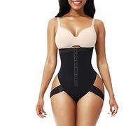 Butt Lifting Shapewear Taille Formateur Shapewear for Femmes contrôle du Ventre Bout à Bout Formateur Culotte Forme du Corps sous-vêtements (Color : Black, Size : XL)