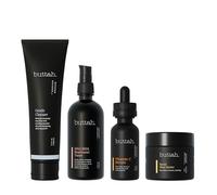 Buttah Skin Supreme Kit pour la peau riche en mélanine | Beurre de karité facial 2 oz | Sérum vitamine C 1 oz | Nettoyant 3,4 oz | Toner à l'eau rose 3,4 oz | Soin de la peau noir