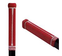 Buttendz Fusion Z Poignée de rechange pour crosse de hockey - Design réutilisable, petit bouton pour une mobilité optimale de la main, s'adapte à toutes les tailles de bâtons (rouge, blanc goutte)