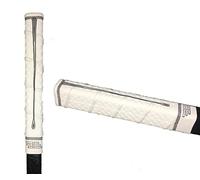 Buttendz TWIRL88 Grip de Remplacement pour Bâton de Hockey - Poignée Fine pour un Contrôle Optimal, Compatible avec Toutes les Tailles de Bâton - Grip de Remplacement pour Hockey (Blanc, Goutte Noire)