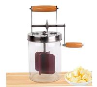 Butter Churner 1500 ml manuel à main Crank Large bouche crème crème maison Butter Butter Maker de beurre lavable pour la maison Cuisine Restaurant beurre Butter Butter Butter Butter Maker Butter Butt