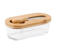 Butter Container | 300ml With Lid Scraper Vintage - 17x8.2x6cm Covered Butter Dish Cheese Container,for Home Kitchen Office Dorm Picnic Travel Refrigerator Countertop