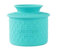 Butter Crock Dish - French Style Silicone Lid Container, Airtight Fresh Keeper, Durablee Easy Clean Design, Smooth Seal System, Compact Storage Use | Kitchen Home Cooks Indoor Housewarming Accessories