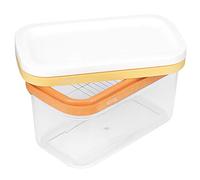 Butter Dish Cuttering with Lid, Butter Cutting Box Cheese Cutting Container Sealed Rectangular Storage Box Kitchen Tool for Kitchen Countertop or Refrigerator Storage