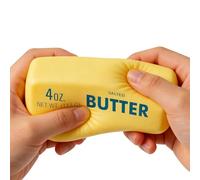 Butter Squishy Design Stress Relief,Slow Rebound Dough, 13x3.8x3.8cm Stretchy Stress Squeeze, Desk with Squishy Texture, Sensory Toy with Fun Design, Handheld Toy for Kids Adults Students