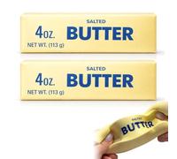 Butter Squishy Fidget, Super Soft Butter-Shaped Slow Rising Squeeze, Cute Soft Big Butters Squishy Toy for Adults, Slow Rebound Stress Balls Stress Relief & Fidget Toys for ADHD (14cm*2)