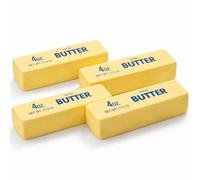 Butter Squishy, Slow Rebound Cute Butter Squeeze Stress Balls, Soft Realistic Squish for Stress Relief & Anxiety (4Pcs)