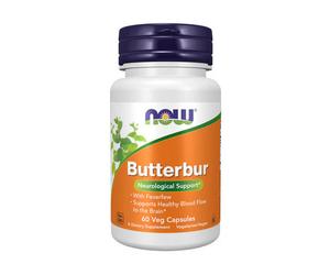 Butterbur 60 Gélules Végétales 75 Mg Par Now Foods
