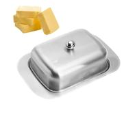 Butterdose mit Deckel - Rutschfeste Butterdose mit Deckel für Arbeitsplatte | Rutschfeste für -/Ostküstenbutter, Butterbehälter für den Kühlschrank und Butteraufbewahrung