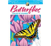 Butterflies Color by Number Coloring
