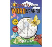 Butterflies Word Search Puzzle Book: Word Searches with Easy to Read Print about Butterflies, Moth, Bugs and More | 6x9 inches, 124 pages | 50+ ... Gift for Vacations, Holidays and Free Times