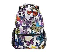 Butterfly Art Bandoulière Sacs Cartable à Dos à Cartable Étudiants Sac pour Scolaire Filles Voyages Garçons