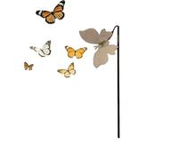 Butterfly Attractor Wand Outil de jardin magique pour attirer et suivre les papillons - Jouet d'exploration de la nature amusant en plein air pour enfants et adultes Idéal pour la Jardins Parcs (1)