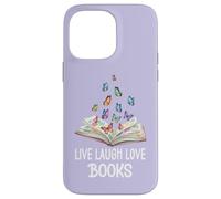 Butterfly Book Live Laugh & Love Books Reading Lover Bookish Coque pour iPhone 14 Pro Max