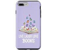 Butterfly Book Live Laugh & Love Books Reading Lover Bookish Coque pour iPhone 7 Plus/8 Plus