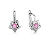 butterfly Boucles DOreilles Pour Enfants En Argent Sterling Avec Cristaux Étincelants Et Fermoir Clip