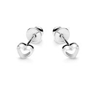 butterfly Boucles DOreilles Pour Enfants En Argent Sterling Avec Design De Cœur Pour Tous Les Jours