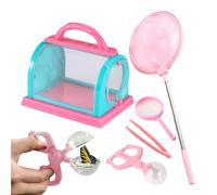Butterfly Cage - Kit Explorateur Extérieur Conteneur | Kit d'Observation de la Nature, Portable Worm House for Kids, Nature Explore Toy for Home Garden Outdoor
