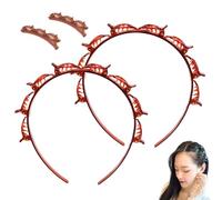 Butterfly Clip Headband, 2025 New 90s Butterfly Clip Headband, Butterfly Hair Clip (Brown)
