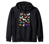 Butterfly Collection Papillons Botanique Biologie Sweat à Capuche
