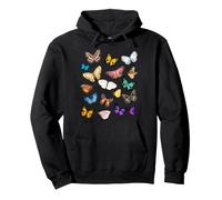 Butterfly Collection Papillons Botanique Biologie Sweat à Capuche