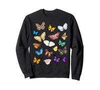 Butterfly Collection Papillons Botanique Biologie Sweatshirt