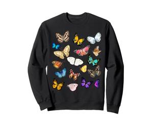 Butterfly Collection Papillons Botanique Biologie Sweatshirt