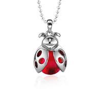 butterfly Collier Enfant Avec Pendentif Coccinelle En Argent Sterling 925
