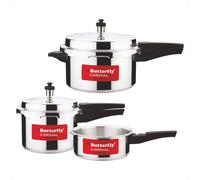 Butterfly Cordial 2 L 3 L & 5 ??L Induction Cuideur de pression du couvercle ext rieur (argent en aluminium)