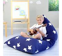 Butterfly Craze Housse de Pouf, Organisateur Fonctionnel de Jouets pour Tout-Petits, rempli d'animaux en Peluche pour créer Une Chaise Longue Confortable pour garçons ou Filles, Pois Roses