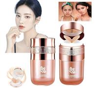 Butterfly Cushion BB Cream, Moisturizing Concealer Makeup Base Primer BB Liquid Foundation, Effectively Cover Skin Imperfections, Conceals Pores, Air Cushion CC Cream Easy To Use (Natural color)