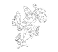 Butterfly Cutting Dies - Making Card DIY Cutting Stencil | Paper Crafts Templates Cards Embossing Stencil For Invitation Cards, Graduation Album Scrapbooking Metal Template Punch Mold