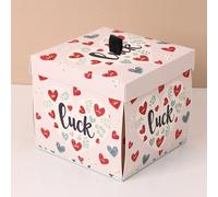 Butterfly Design Presents Boxes - Butterfly Pattern Holder | Valentine Present Holder | Floral Goodie Gable Candy Paper Gift Organizer for Birthday Party Supplies and for Baby Shower Also for We