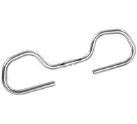 Ergotec Contest Lady 33 Mm 0º Grip 130 Mm Handlebar Argenté 25.4 mm / 550 mm Silver