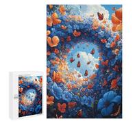 Butterfly Garden Fantasy Puzzle 1000 Pièces Educa Jouet en Bois Cadeau Unique Décoration Intérieure Jeu Éducatif Challenge Toy Adultes Et Enfants À Partir De 14 Ans 1000 PCS