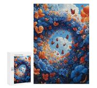 Butterfly Garden Fantasy Puzzle 1000 Pièces Educa Jouet en Bois Cadeau Unique Décoration Intérieure Jeu Éducatif Challenge Toy Adultes Et Enfants À Partir De 14 Ans 300 PCS