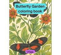 Butterfly Garden: Premium Relaxing Animal Coloring Book for Adults and Teens Featuring Butterflies