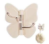 Butterfly Hooks | 3-Branch No Drill Rotating Adhesive Hanger | Wall Hooks