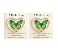 Butterfly Hug Carte d'encouragement avec zone de message pour anniversaire, remise de diplôme, usage quotidien