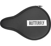 Butterfly Logo Case Oval, Housse de Raquette de Tennis de Table (Noir)