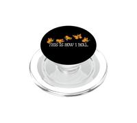 Butterfly Lover Kids This is How I Roll Monarch Butterfly PopSockets PopGrip pour MagSafe