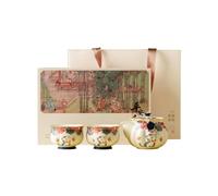 Butterfly Lovers Meng Cat Kung Fu Tasse à thé en céramique avec 2 tasses