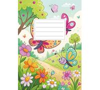 Butterfly Notebook for Elementary Students - Lined Writing Paper