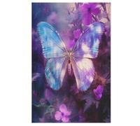 Butterfly Puzzles en Bois 1000 Pièces pour Adultes, Poster Jigsaw Puzzle, Design Unique Jouet ÉduChatif pour Adolescents Et Enfants Idée Cadeau （78×53cm）