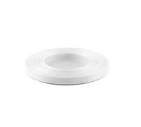 Butterfly Rouleau de ruban de satin de 32 m - 6 mm (002 blanc) - Ruban décoratif simple face pour mariage, baptême, décoration - 7 mm x 5 mm